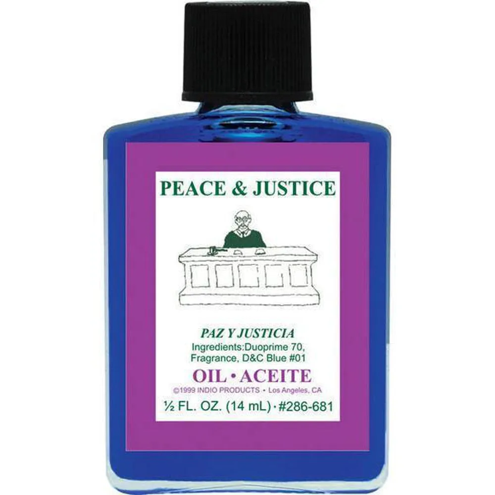 1/2 oz Indio Oil - Peace & Justice