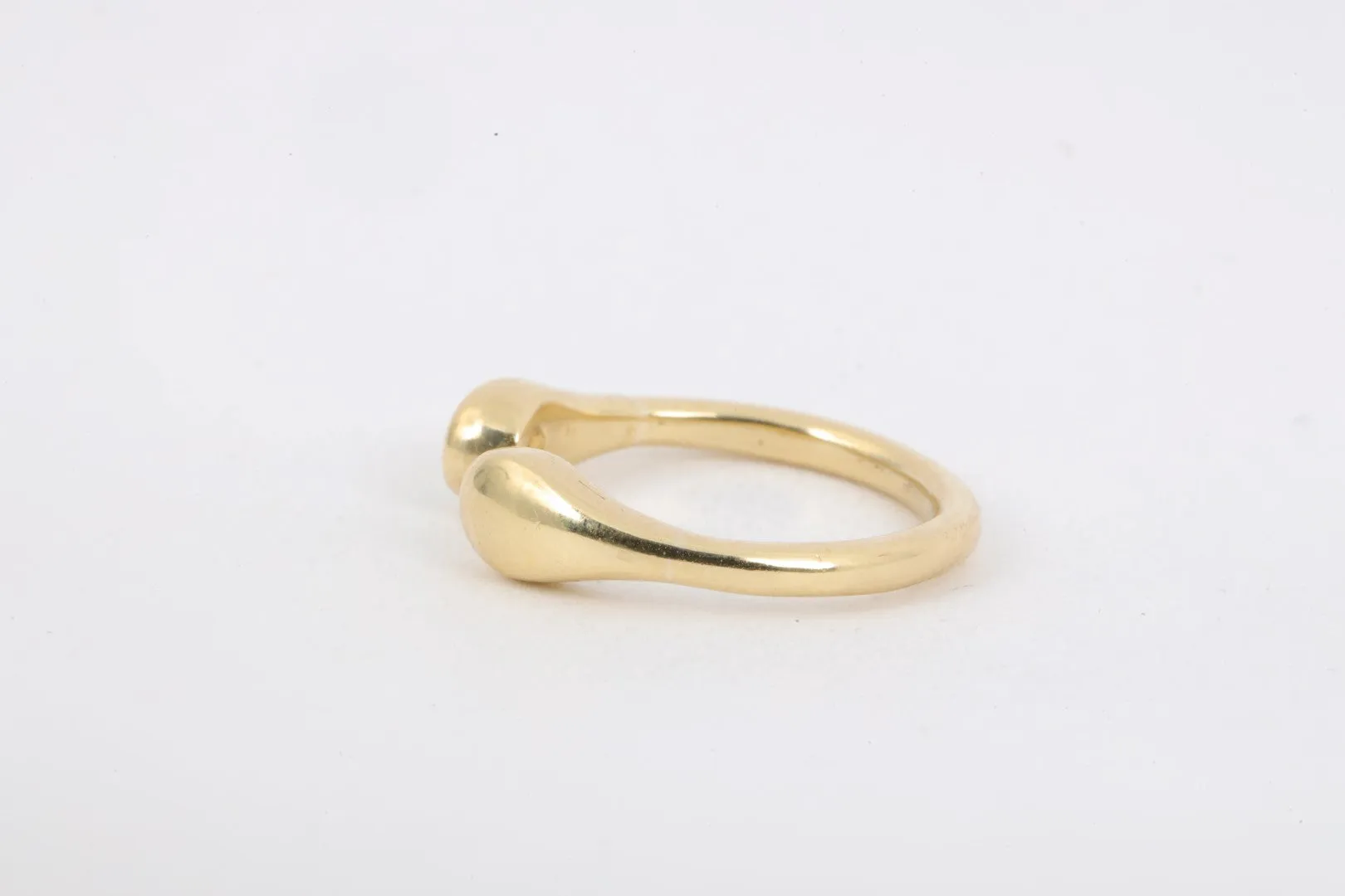 18k Yellow Gold Ring with 0.14tcw Diamond Size 5 (3.82g.)