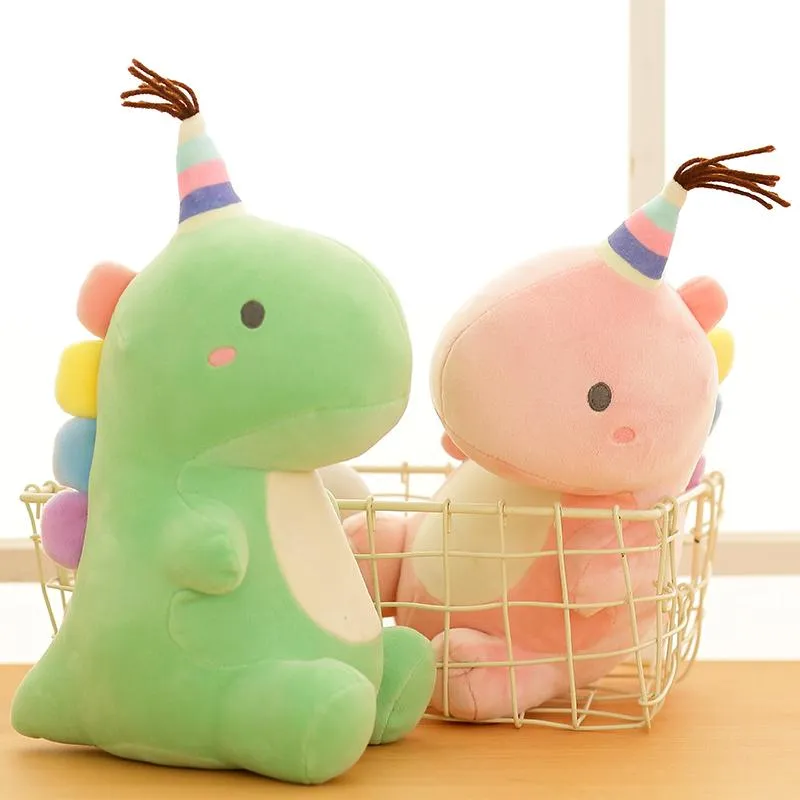 1pc 23-50cm Super Soft Lovely Dinosaur Plush Doll Cartoon Stuffed Animal Dino Toy for Kids Baby Hug Doll Sleep Pillow Home Decor