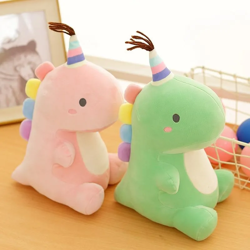 1pc 23-50cm Super Soft Lovely Dinosaur Plush Doll Cartoon Stuffed Animal Dino Toy for Kids Baby Hug Doll Sleep Pillow Home Decor