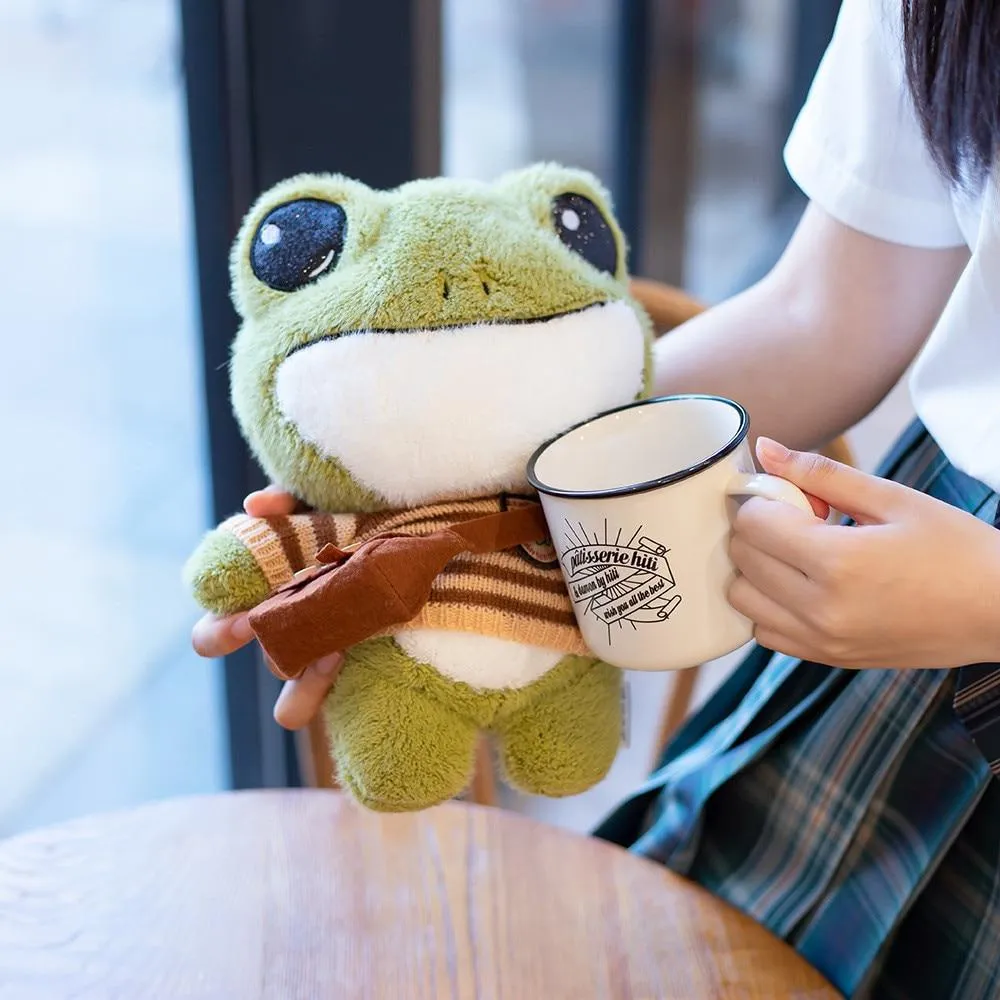 1pc 29cm cute plush animals stuffed soft frog toy wear sweater kids toys birthday Christmas gift for girls boys