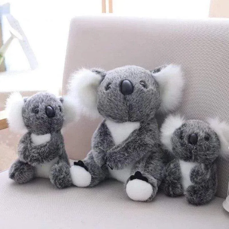 1pc Kawaii Simulation Australia Koala Plush Toy Stuffed Animal Doll Mom Baby Kids Infant Girls Toys Birthday Gift Home Decor