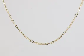 20'' 14k Yellow Gold Diamond Cut Cable Chain Necklace (8.3g.)