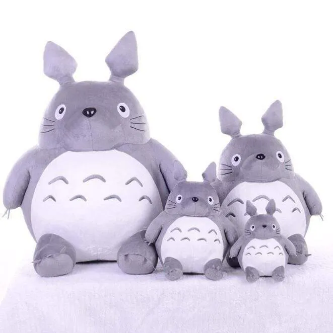 20/30/45cm Totoro Plush Toys Soft Stuffed Animals Anime Cartoon Pillow Cushion Cute Fat Cat  Animals Children Birthday Xmas Gift