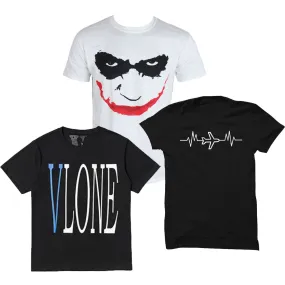 3 Pcs Men's Fashion T-shirt Set L S4558638