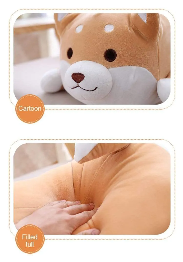 36/55 Cute Fat Shiba Inu Dog Plush Toy Stuffed Soft Kawaii Animal Cartoon Pillow Lovely Gift for Kids Baby Children Good Quality