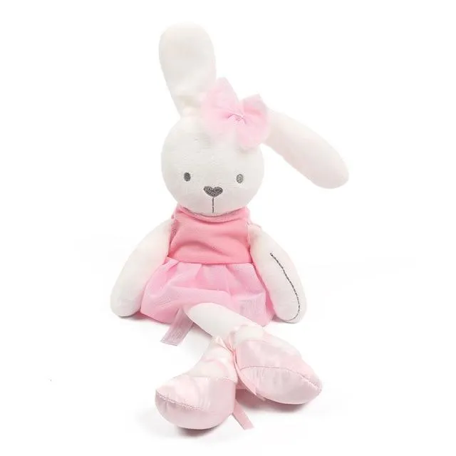 42CM Cute Rabbit Bear Doll Baby Soft Plush Toys For Children Appease Sleeping Stuffed&Plush Animal Baby Toys For Infants Gift