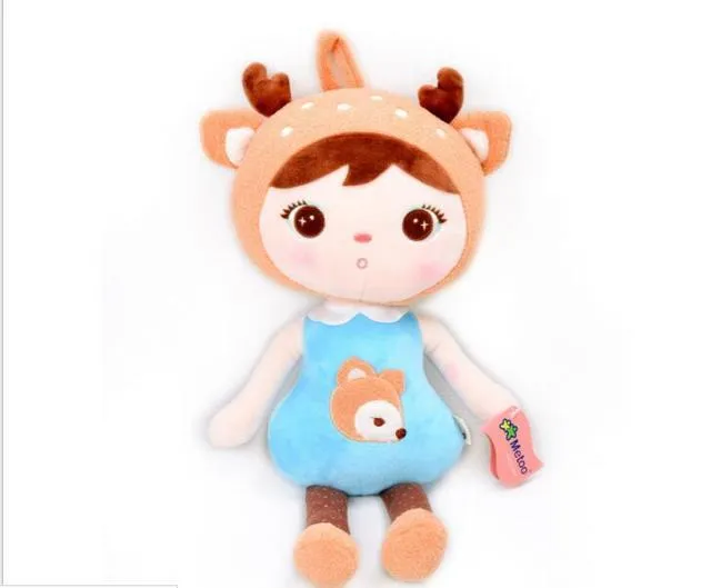 49cm  kawaii Stuffed Plush Animals Cartoon Kids Toys for Girls Children Birthday Christmas Gift Keppel Panda Baby Metoo Doll