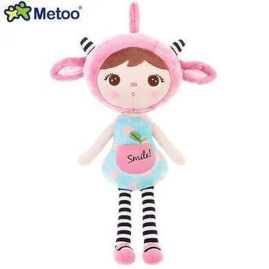 49cm  kawaii Stuffed Plush Animals Cartoon Kids Toys for Girls Children Birthday Christmas Gift Keppel Panda Baby Metoo Doll