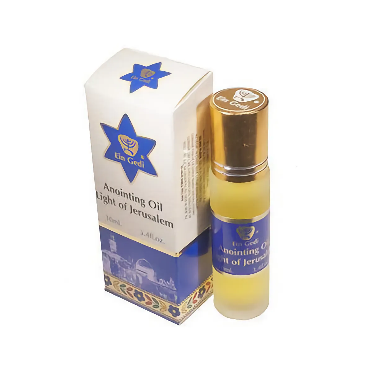 5 x Roll On Anointing Oil Light Of Jerusalem 10 ml - 0.34 oz from  Holyland Jerusalem