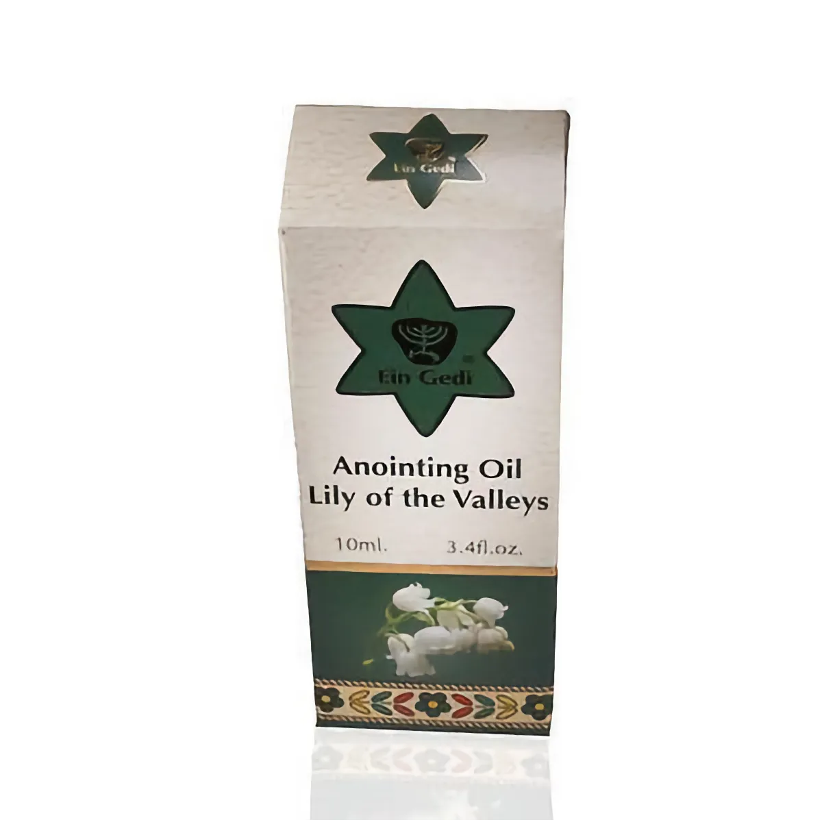 5 x Roll On Anointing Oil Lily Of The Valleys 10 ml - 0.34 oz Holyland Jerusalem