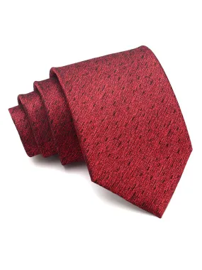 Abstract Tie - Red with Mini Black Lines