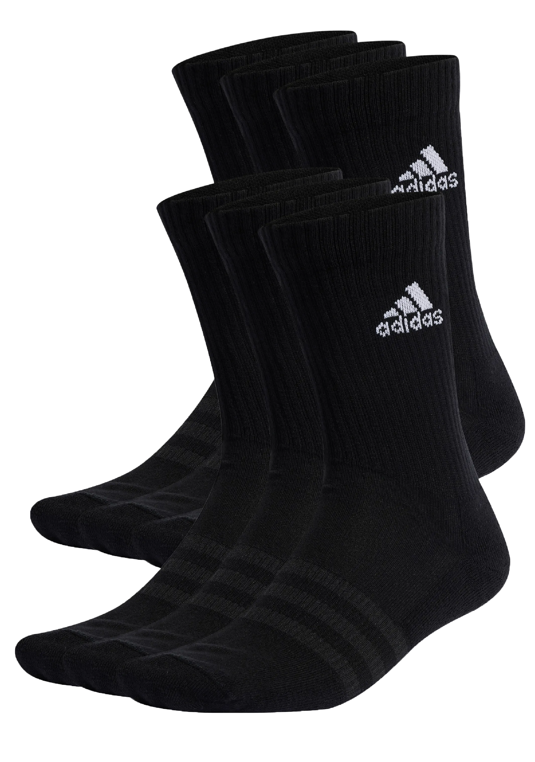 Adidas 6 Pack Cushioned Sportswear Crew Socks <BR> IC1316