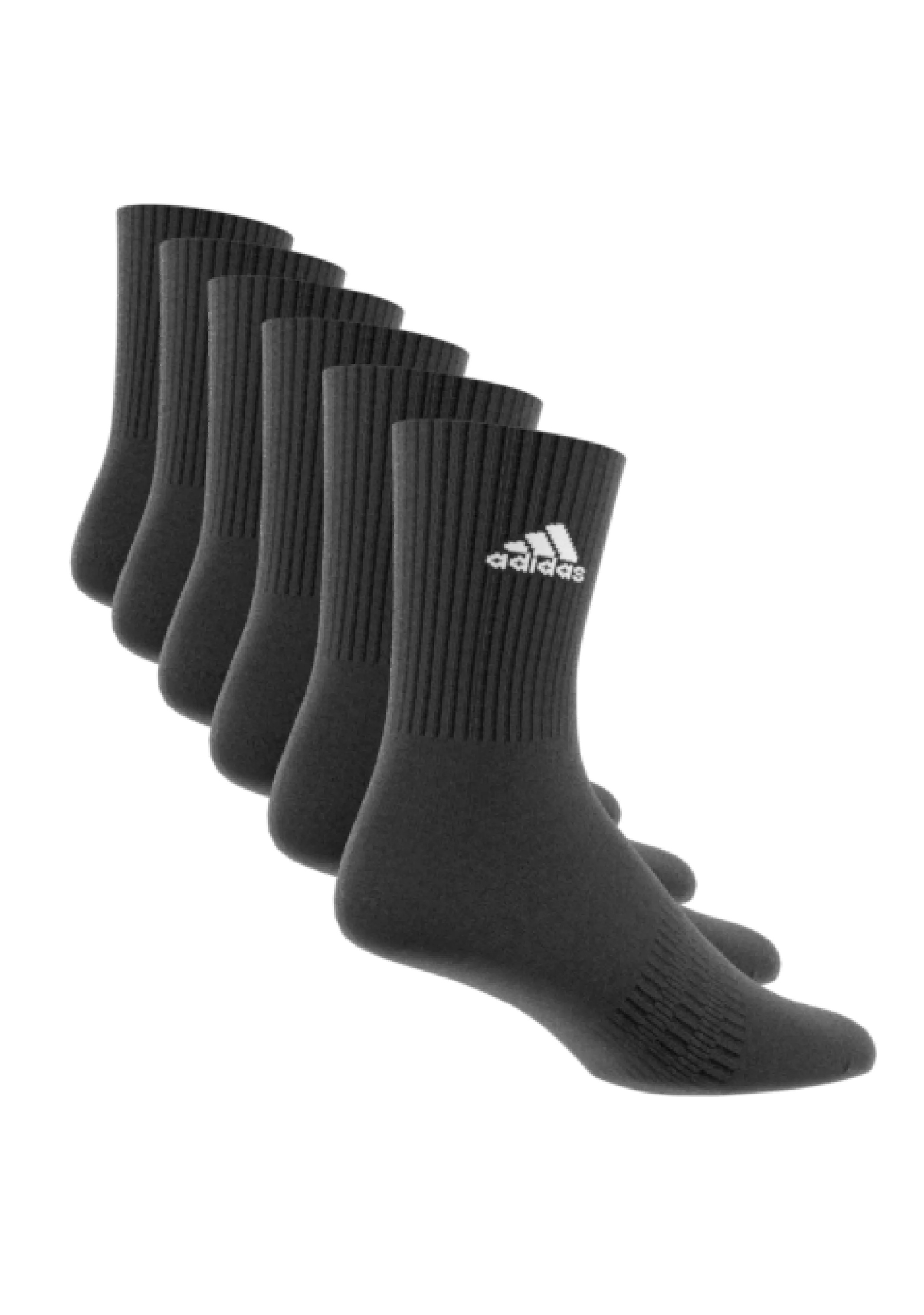 Adidas 6 Pack Cushioned Sportswear Crew Socks <BR> IC1316