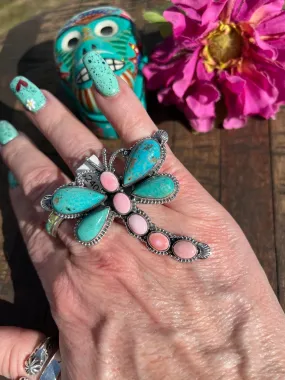 Adjustable Dragon Fly Ring