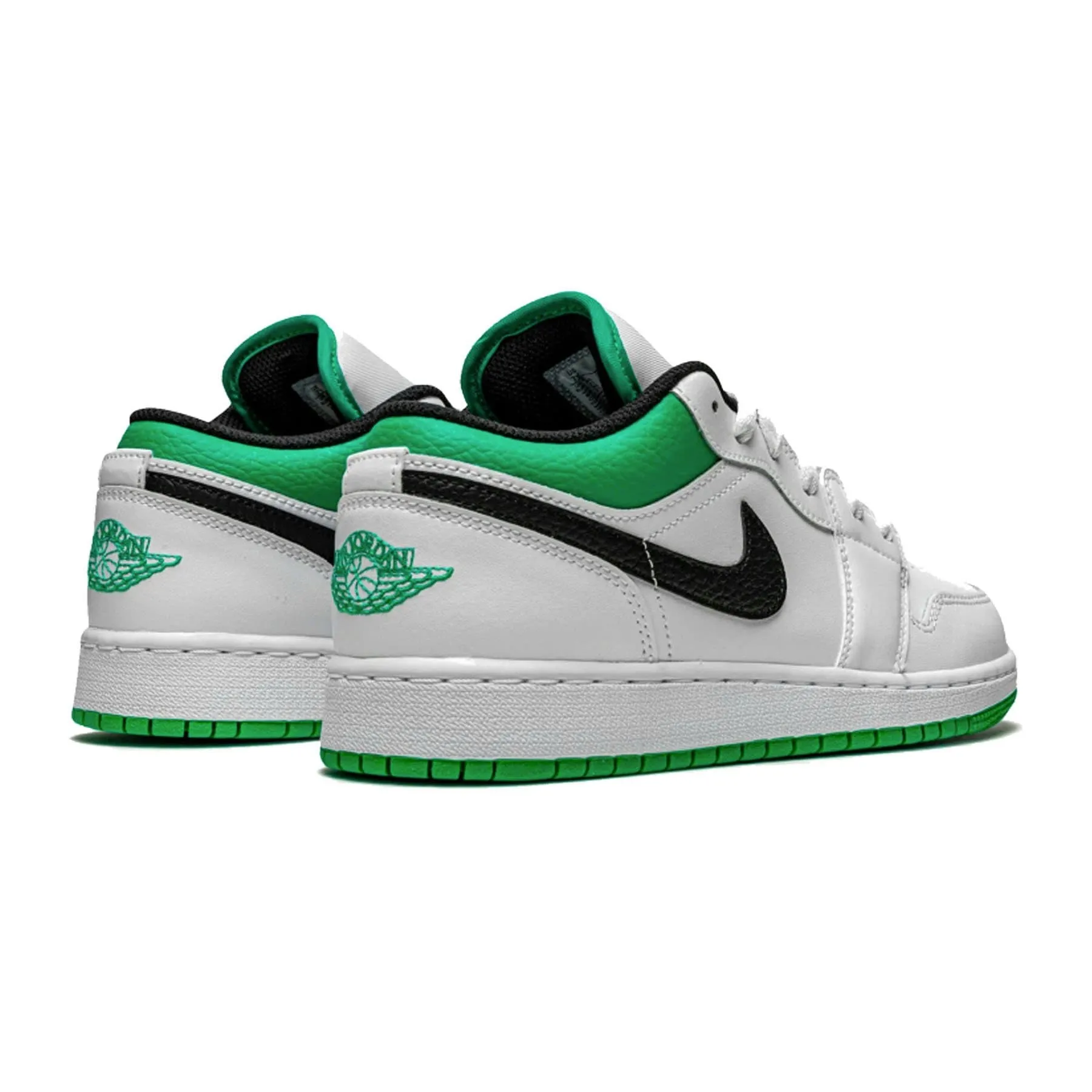 Air Jordan 1 Low GS 'White Lucky Green'