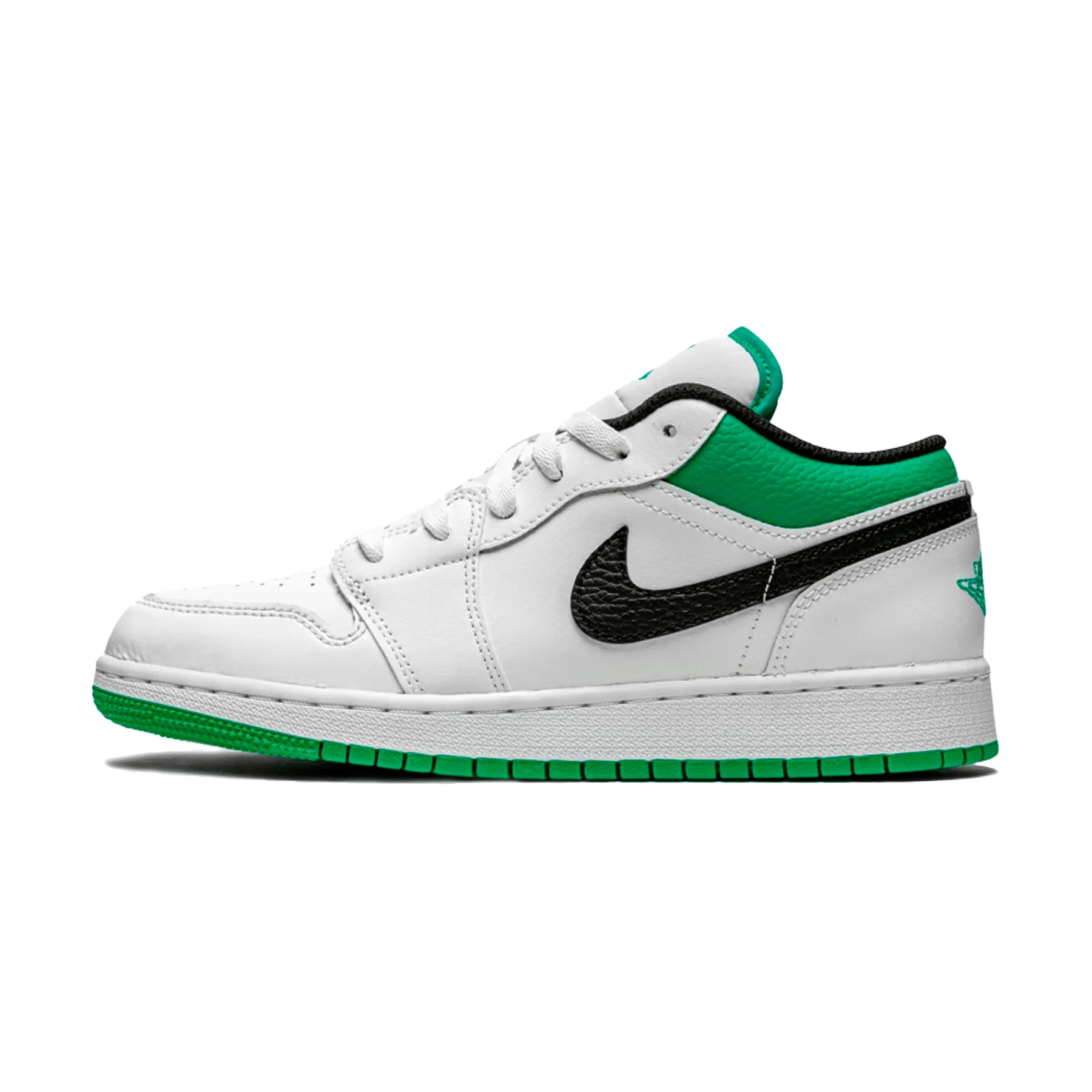 Air Jordan 1 Low GS 'White Lucky Green'