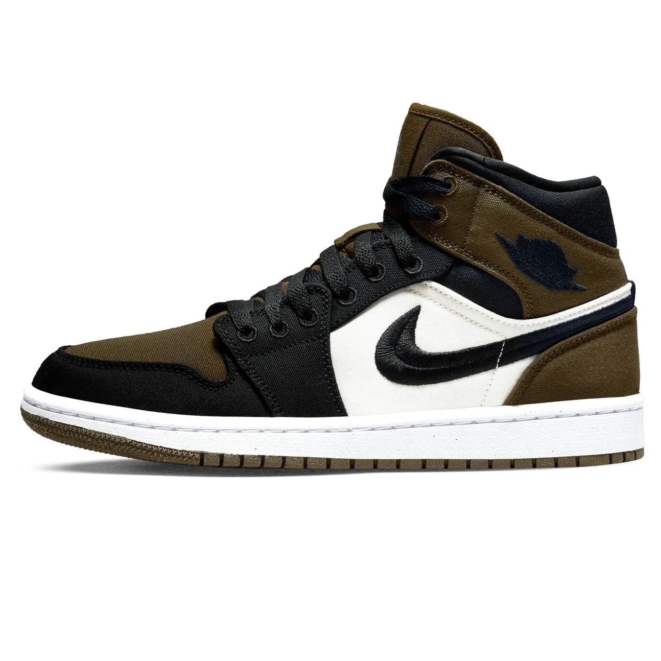 Air Jordan 1 Mid Wmns SE 'Olive Toe'