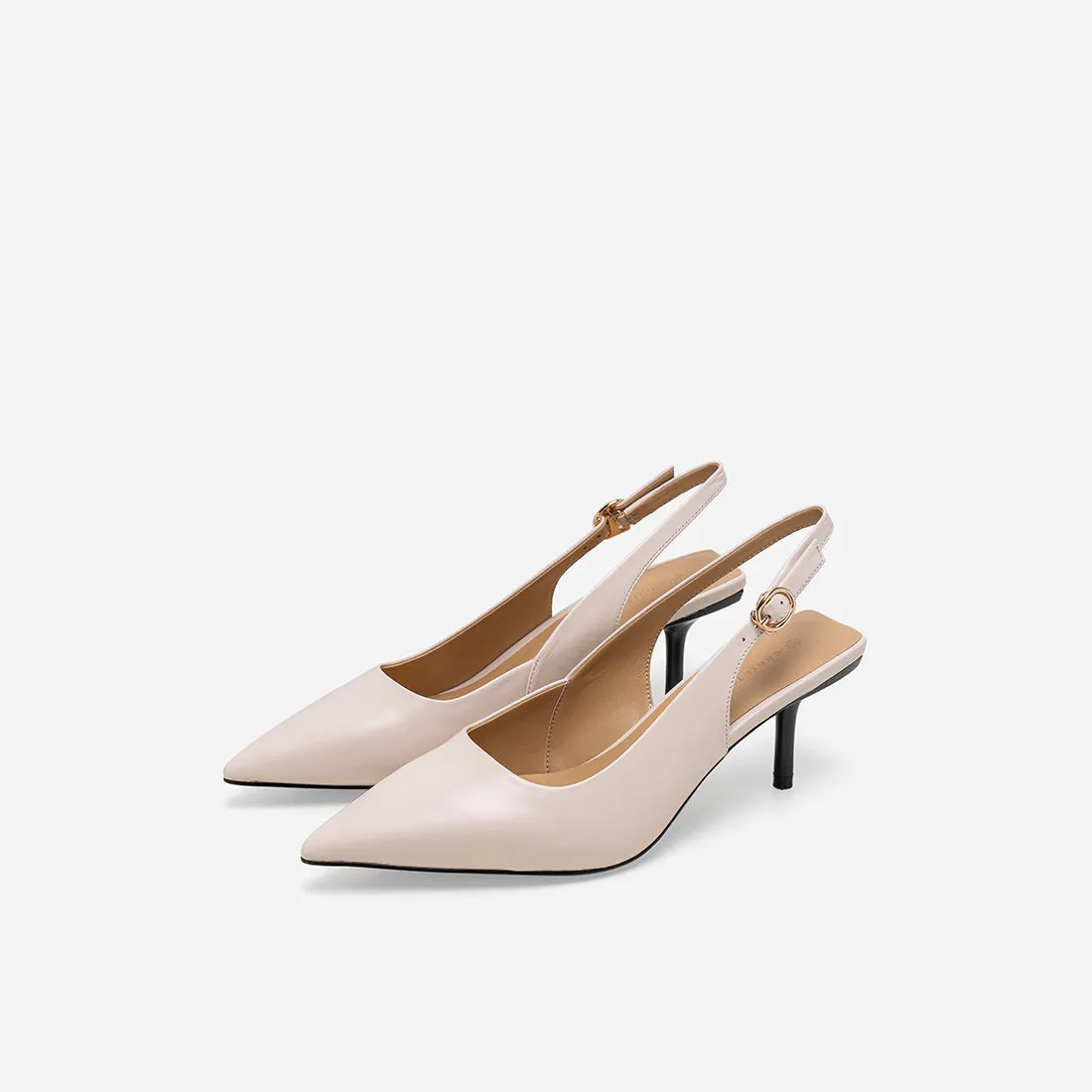 Ally Leather Slingback Pumps