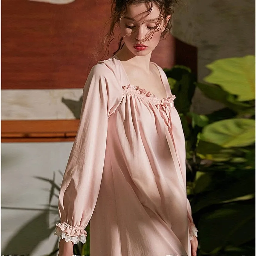 Amelie Sleepwear, Pink or White S-L