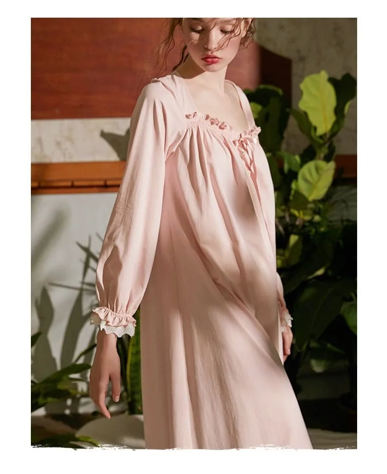 Amelie Sleepwear, Pink or White S-L