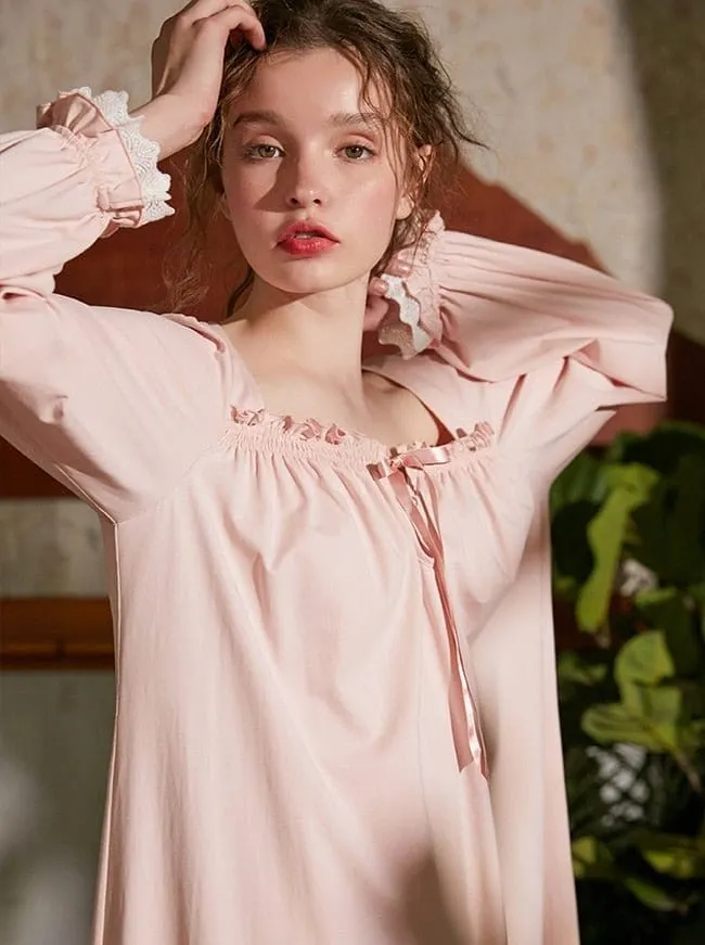 Amelie Sleepwear, Pink or White S-L