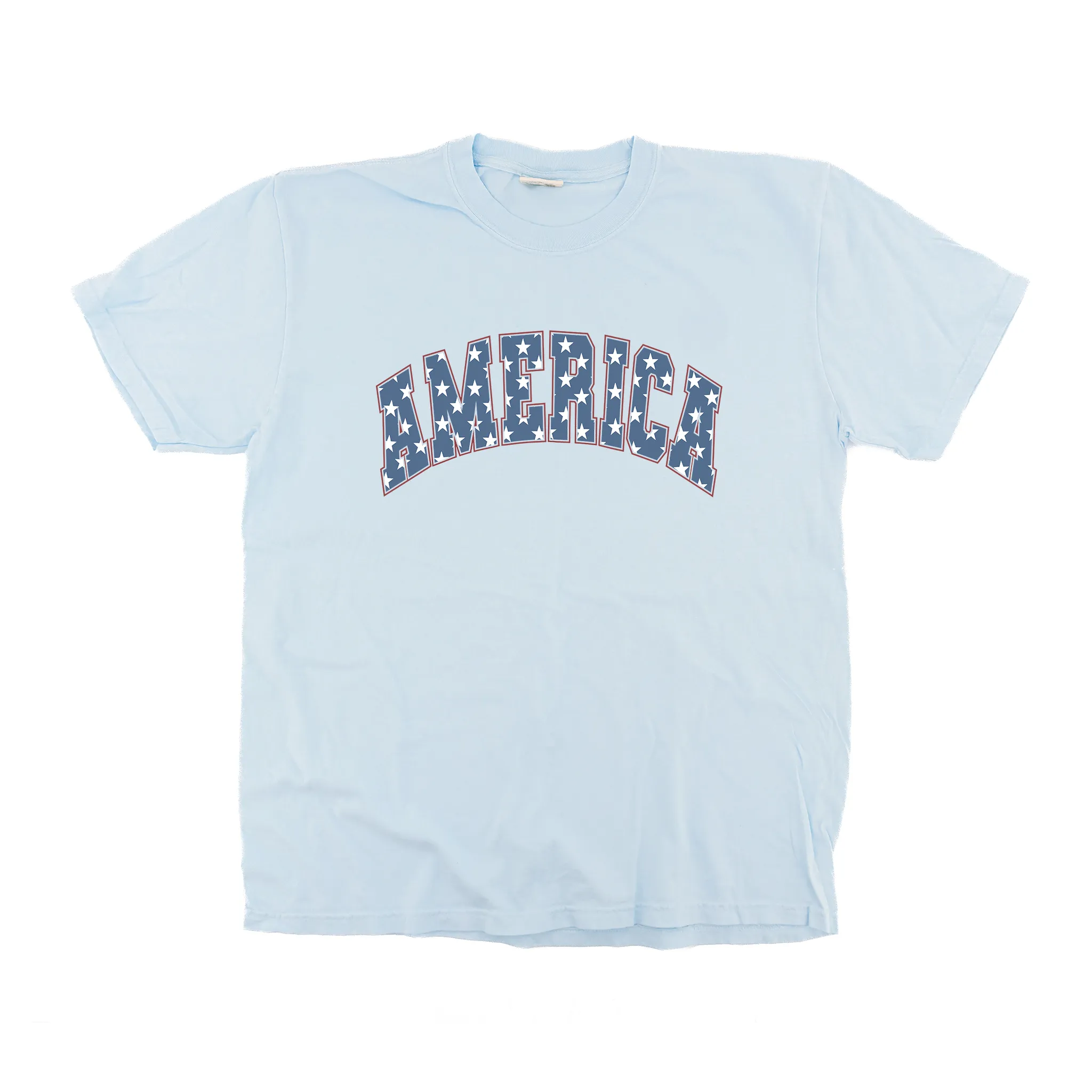 America (Stars) - Tee (Pale Blue)