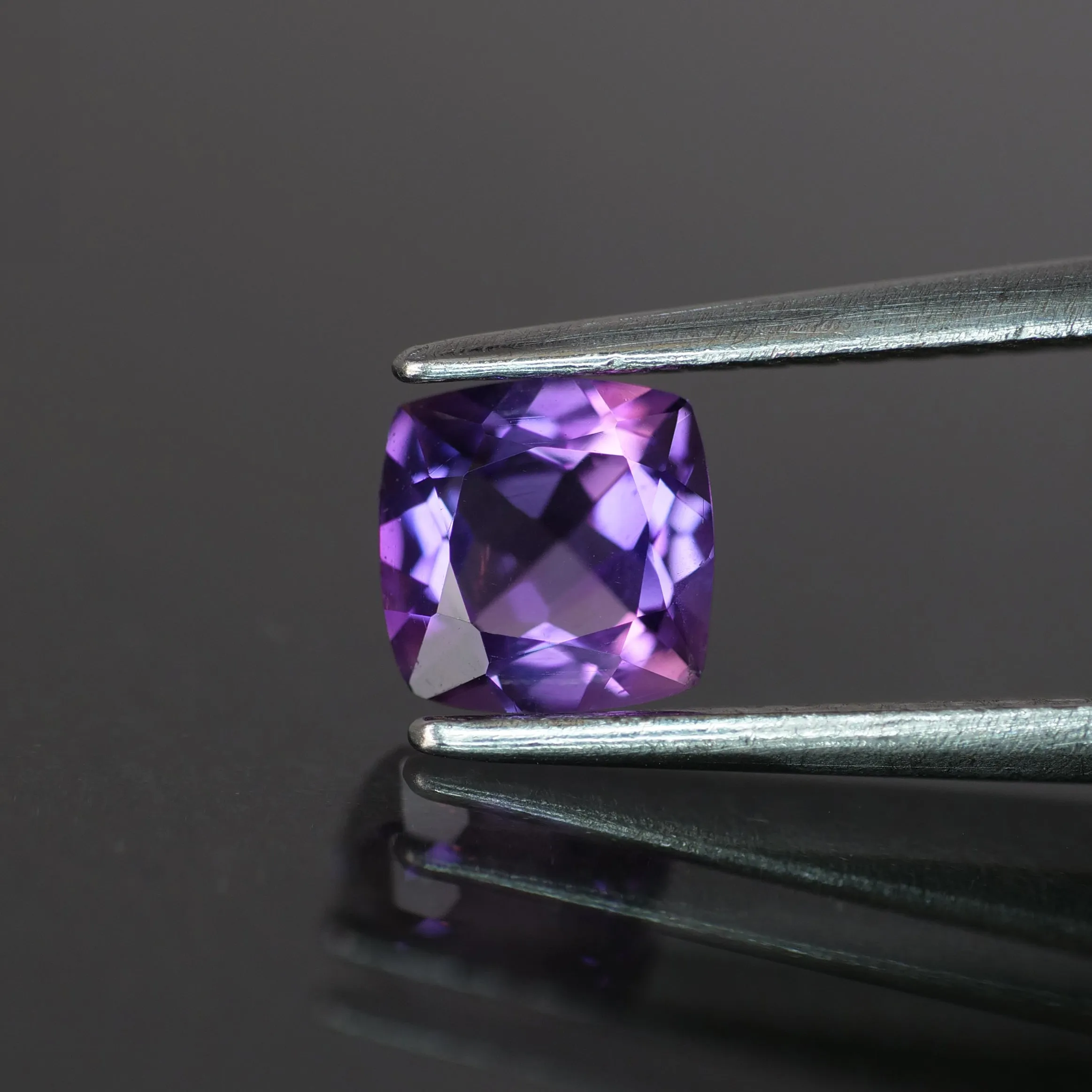 Amethyst | lavender color, cushion cut 6mm, 0.5ct, VVS clarity, Brasil