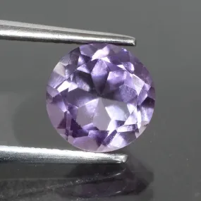 Amethyst | round cut, lavender 7.5mm, 1.40 ct, VVS clarity, Brasil