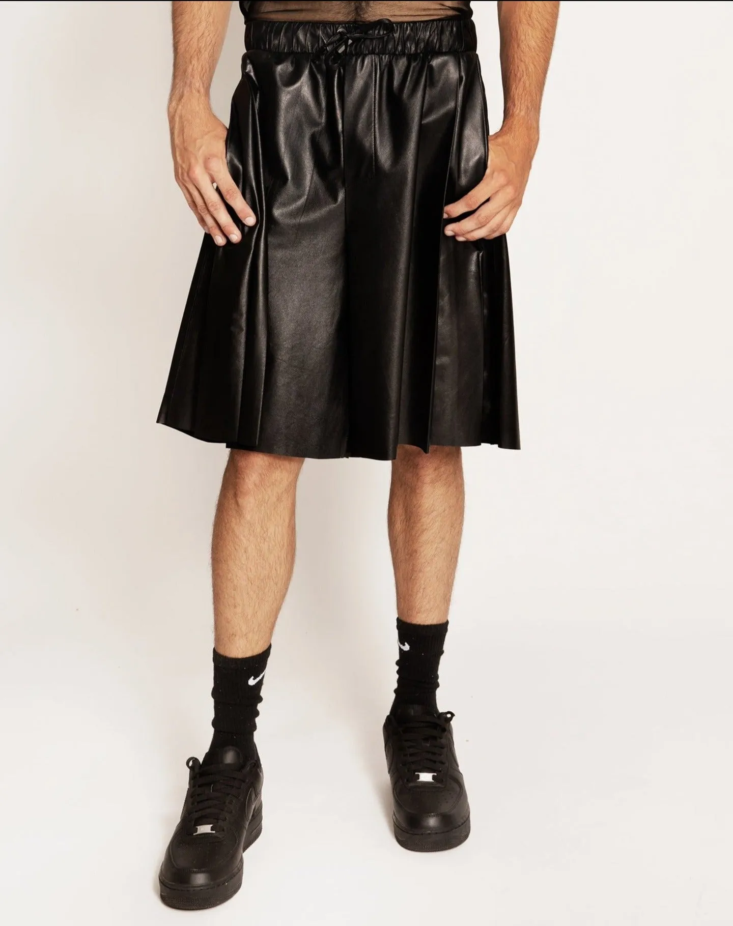 Apache Leather Shorts