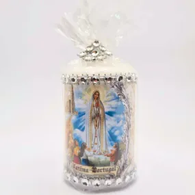 Apparitions of Our Lady Of Fatima Candle 3.9''| 10 cm