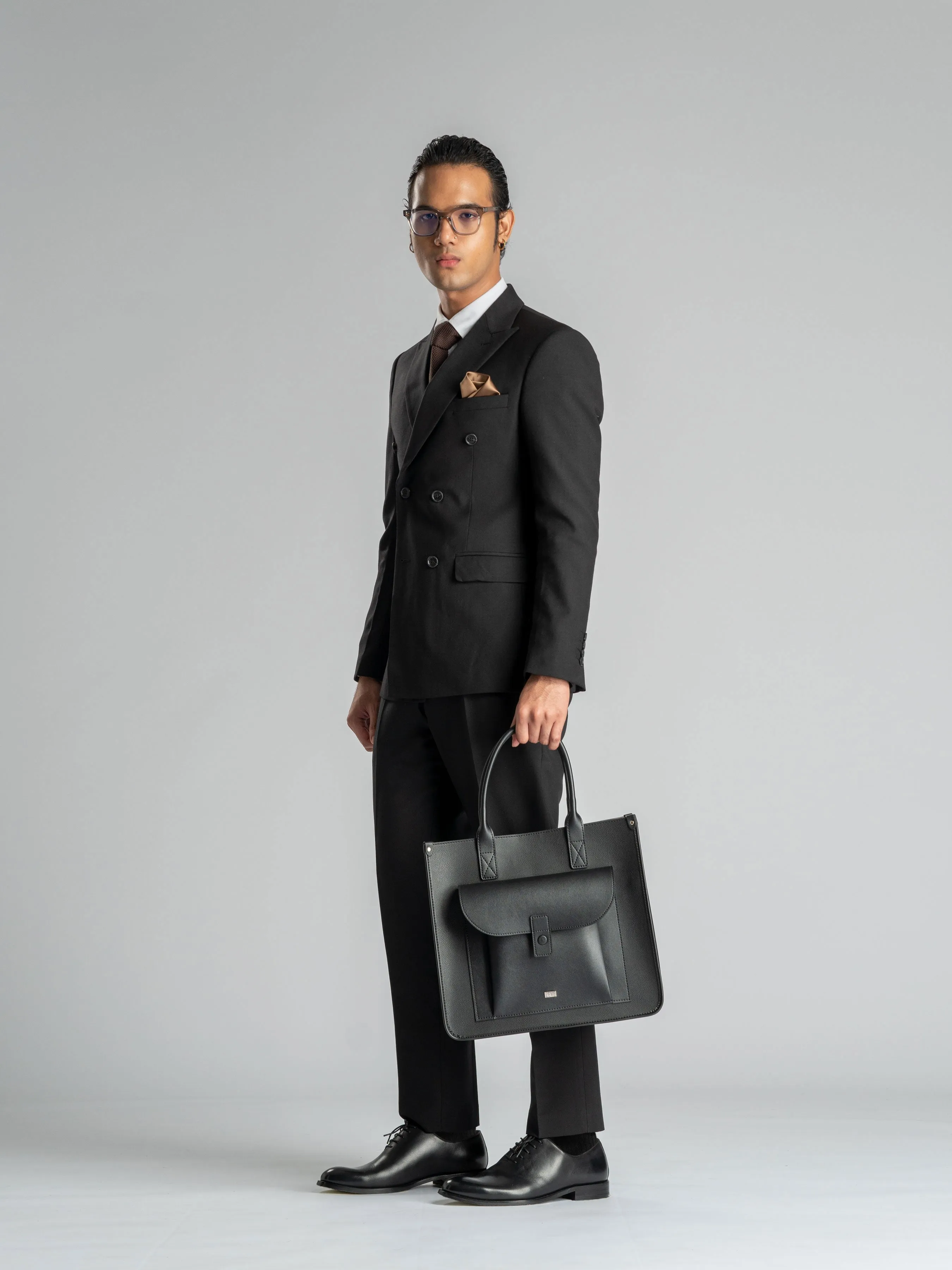 Ares Tote Bag - Black Plain