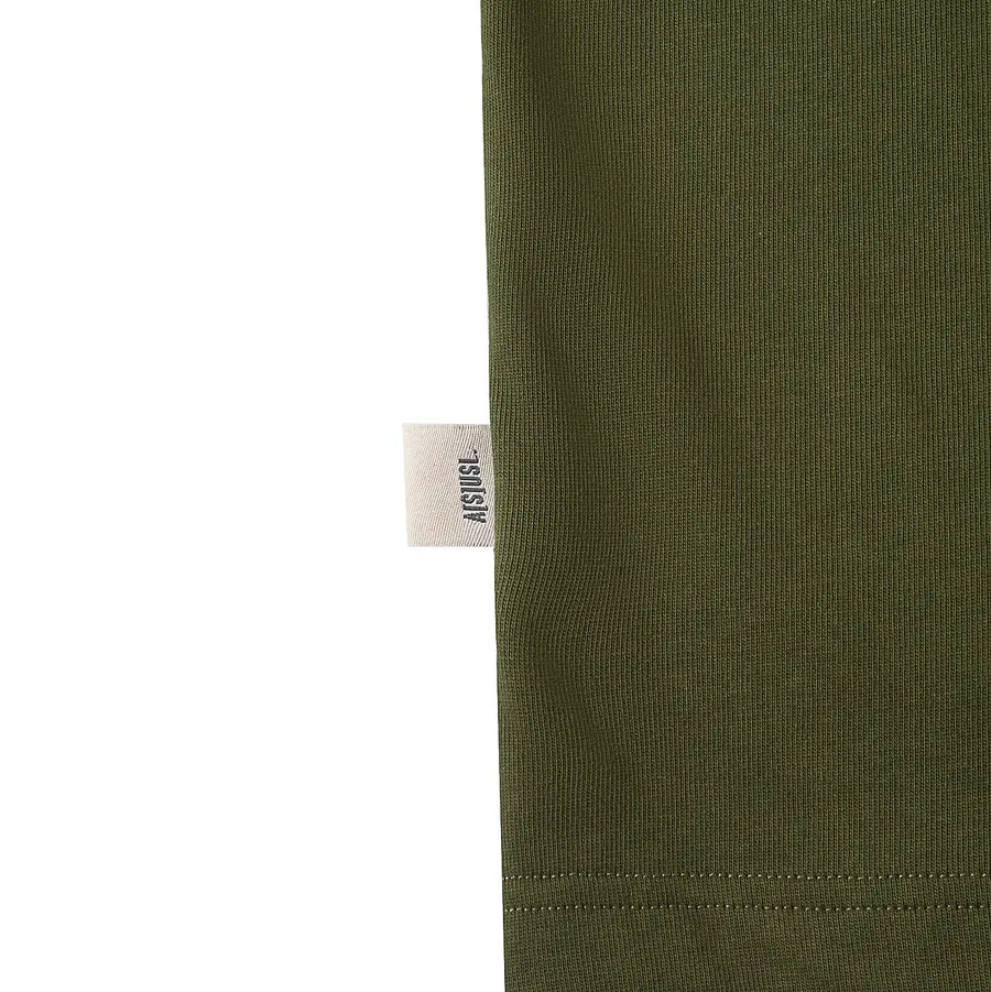 A[S]USL ARC LOGO EMB. TEE-OLIVE