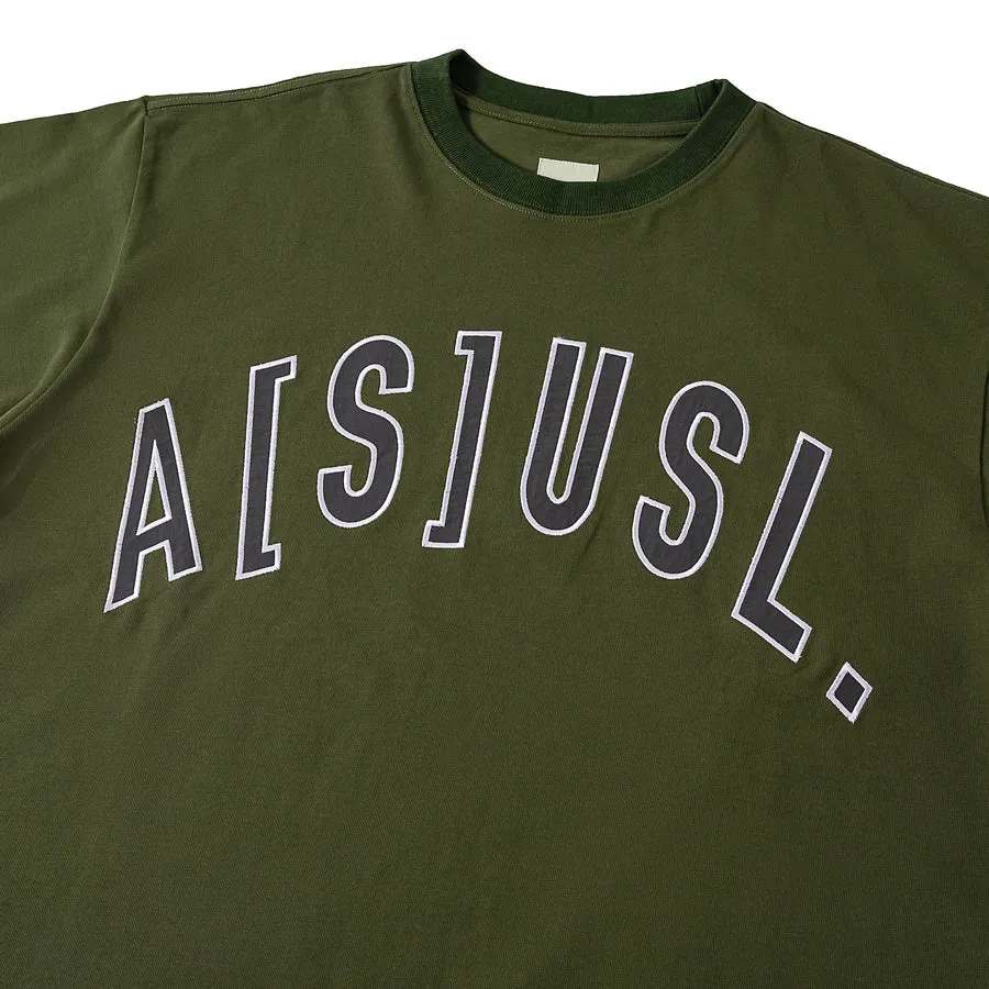 A[S]USL ARC LOGO EMB. TEE-OLIVE