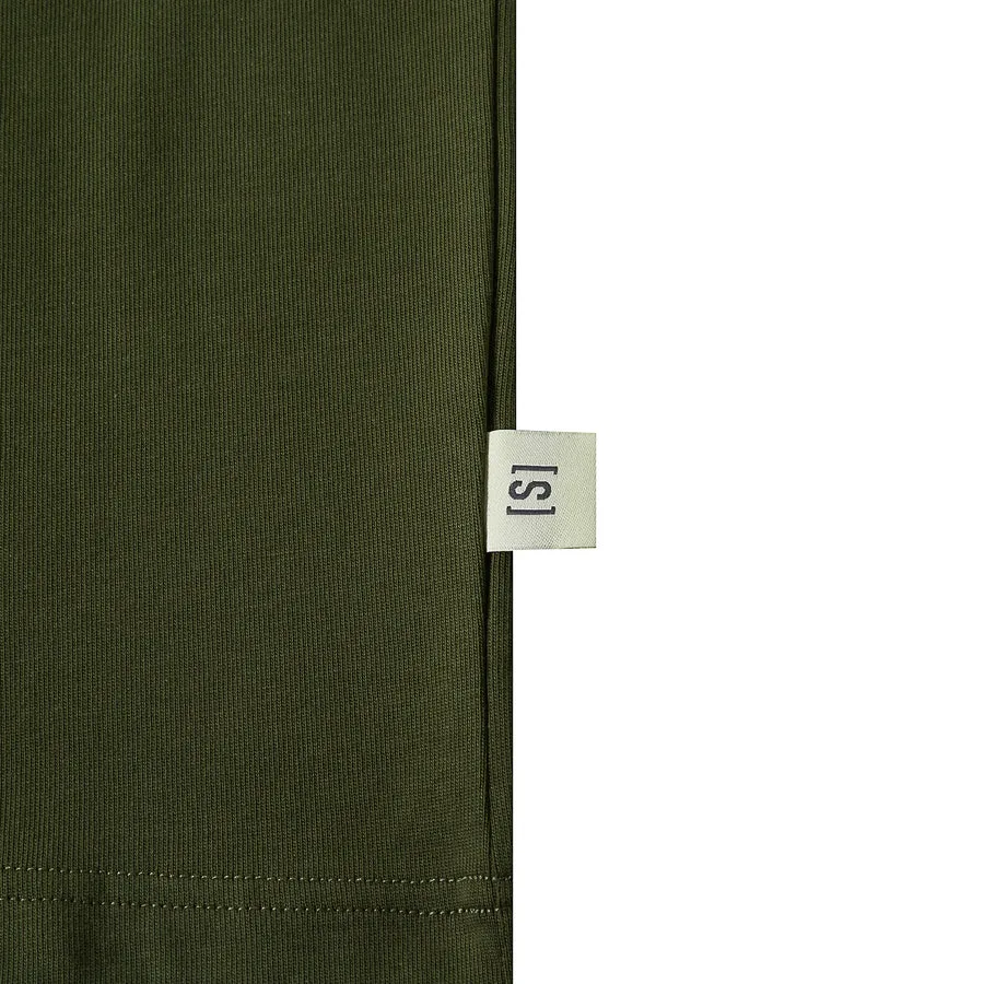 A[S]USL ARC LOGO EMB. TEE-OLIVE