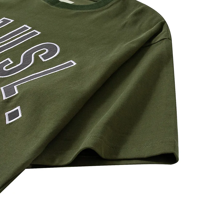 A[S]USL ARC LOGO EMB. TEE-OLIVE