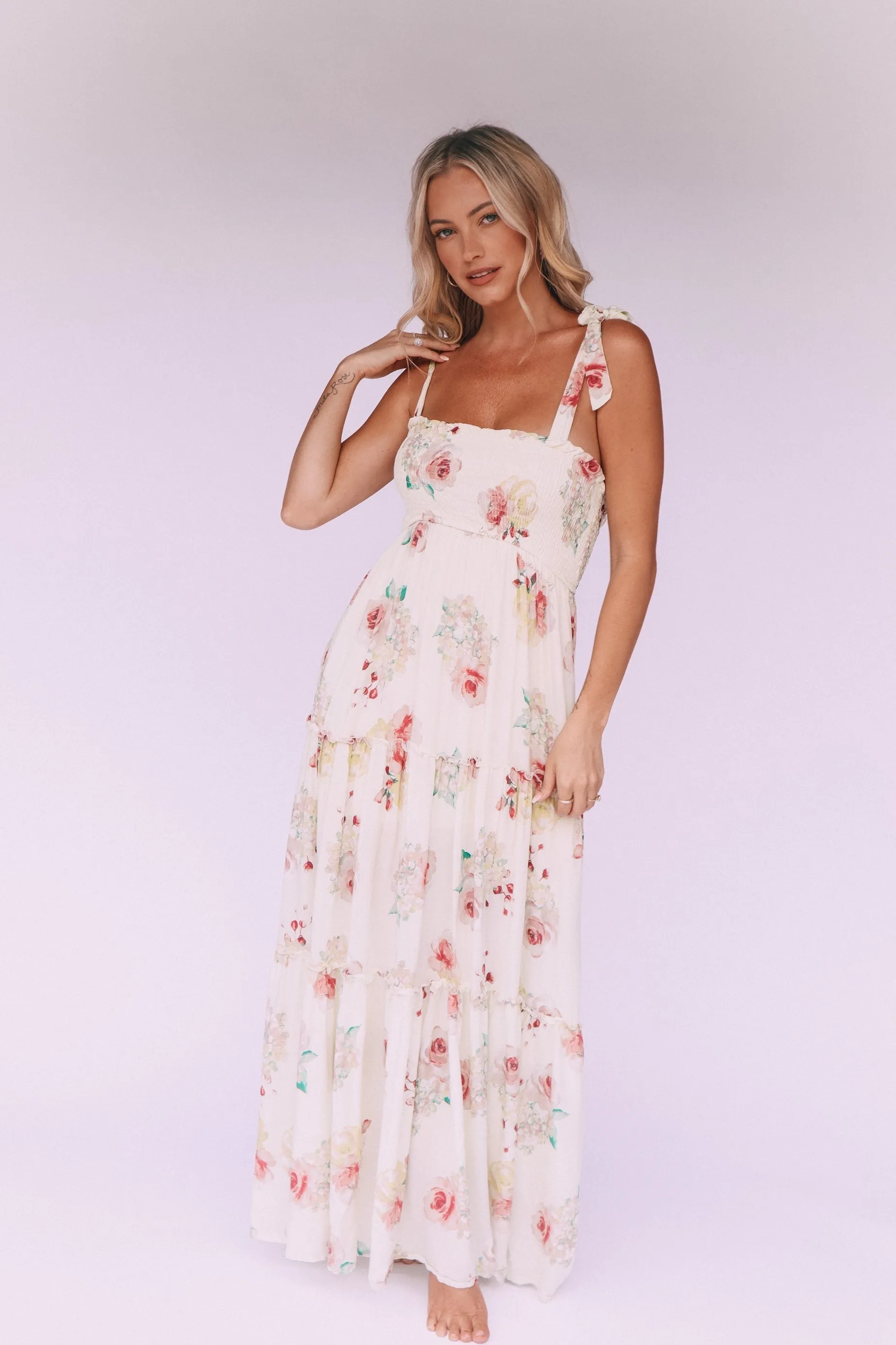 Baby Doll Maxi - Exclusive Floral Dream Print