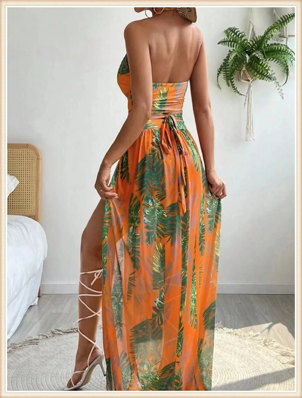 Bahamas Vacation 3 Piece Cover Up Skirt Set