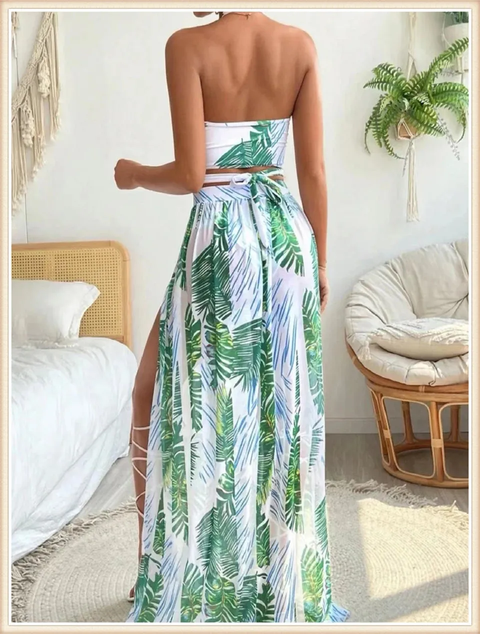 Bahamas Vacation 3 Piece Cover Up Skirt Set