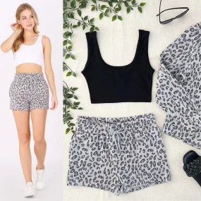 Bailey Shorts - Leopard