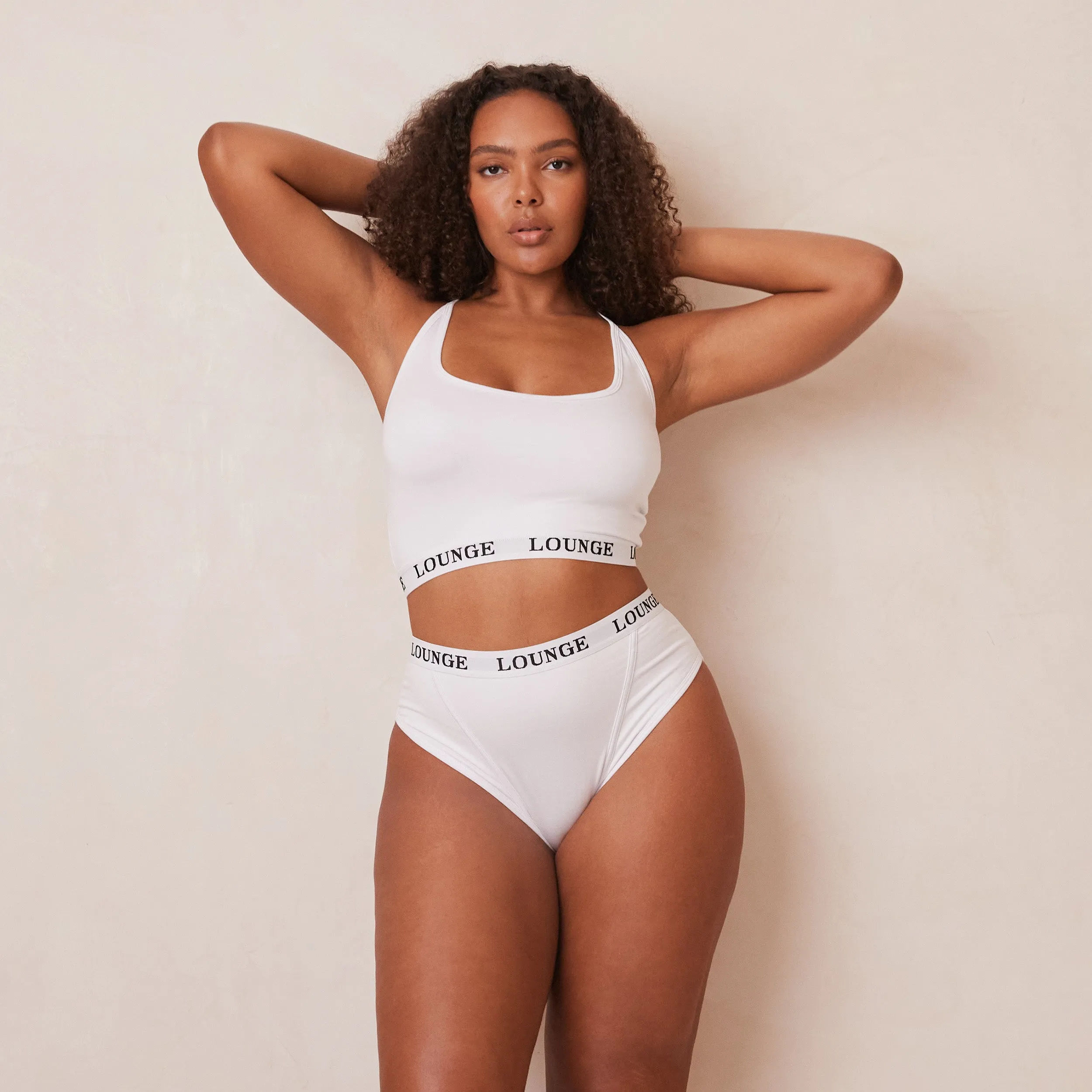 Bamboo Basic Bralette  - White