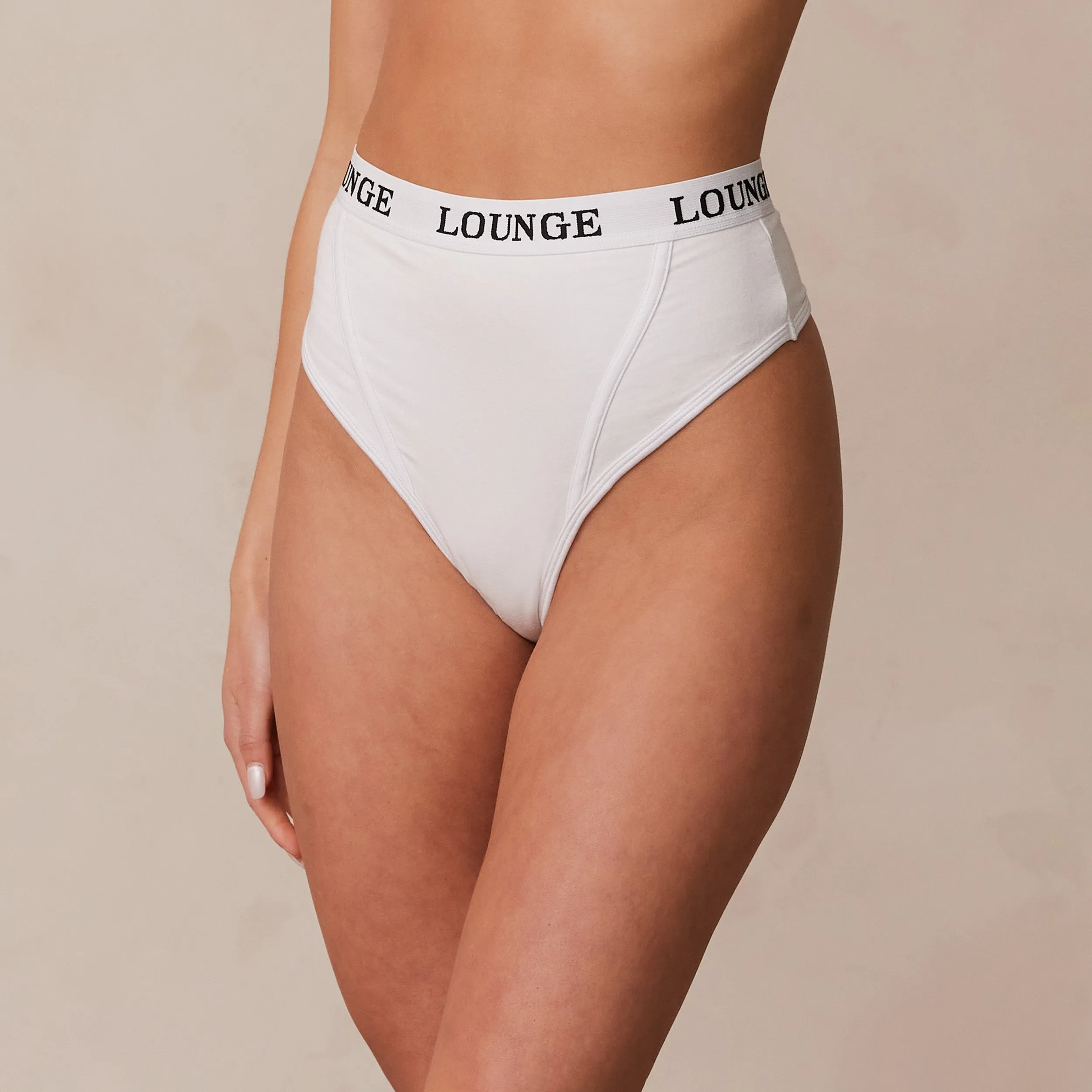 Bamboo Basic Thong - White