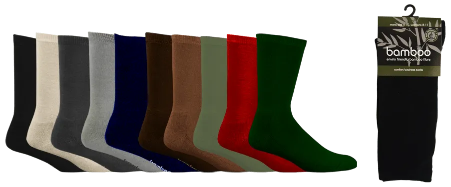 Bamboo Textile Business Comfort Socks