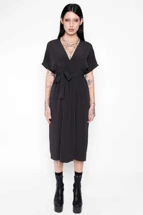 Bathory Plunge Midi Dress