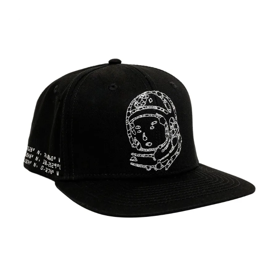 BBC Helmet Crack Snapback Hat Black