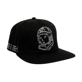 BBC Helmet Crack Snapback Hat Black