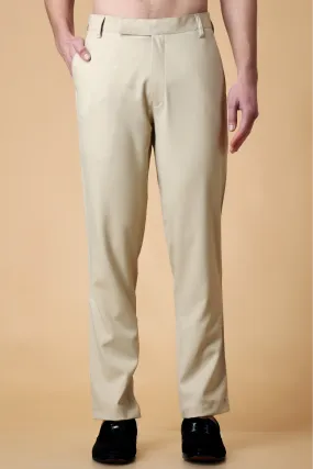 Beige Ultra Formal Trousers