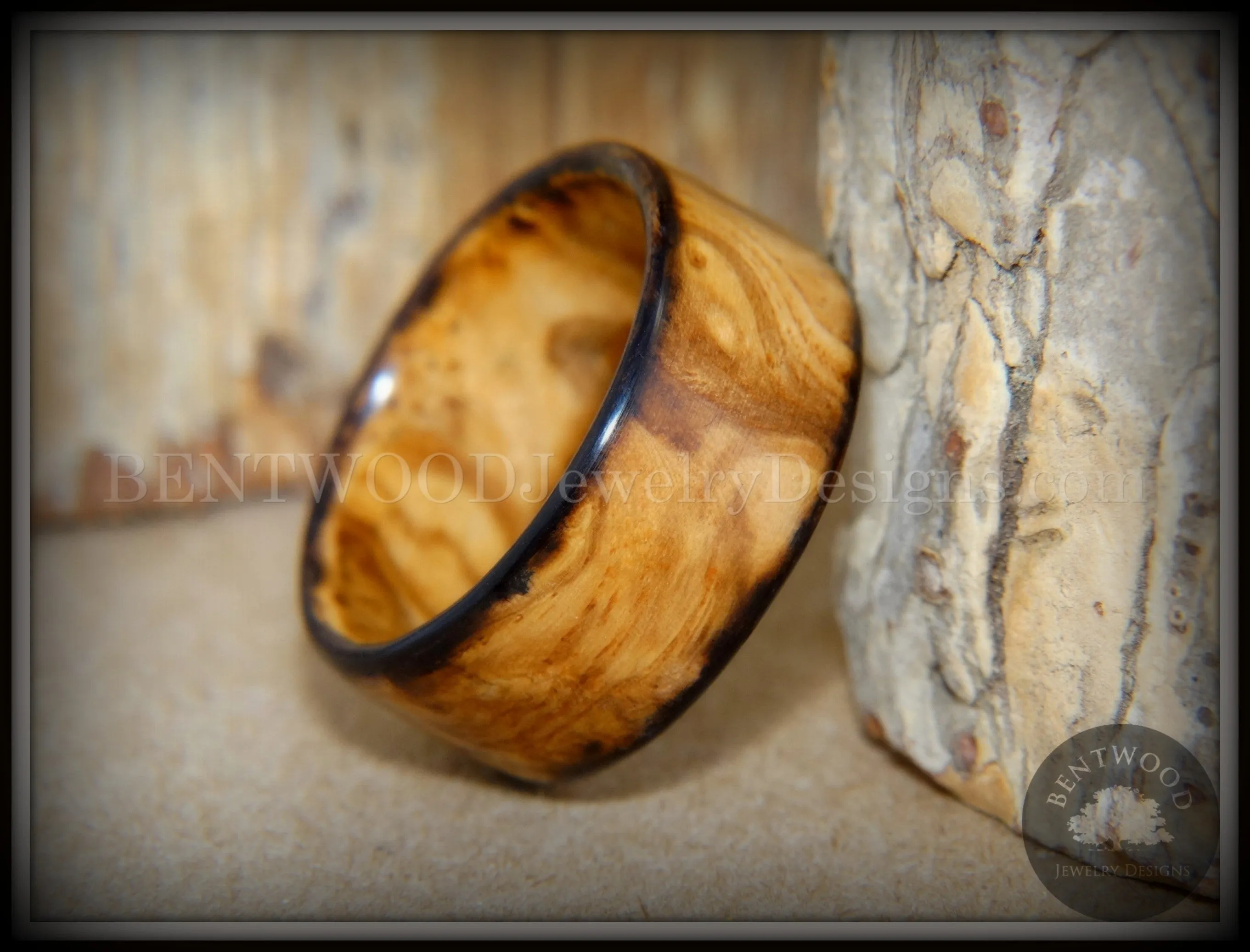 Bentwood Ring - Ole Smoky Olive Wood Ring Classic Style