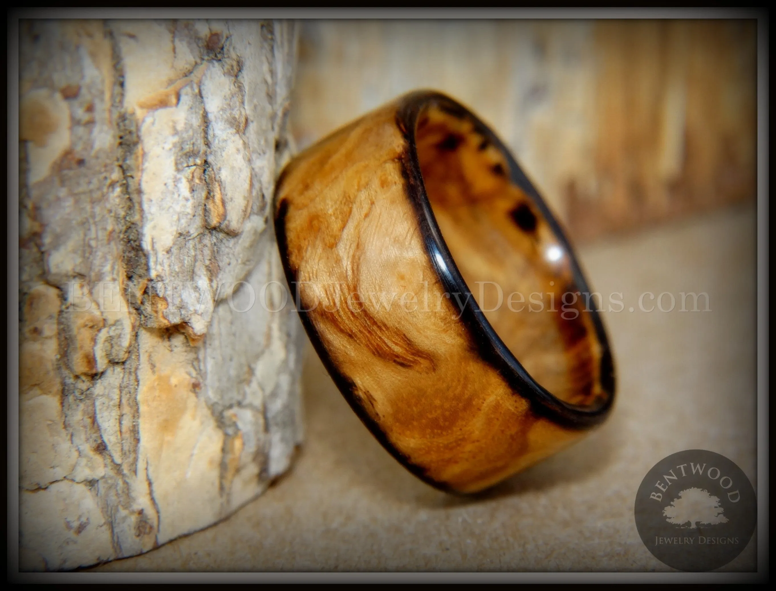 Bentwood Ring - Ole Smoky Olive Wood Ring Classic Style