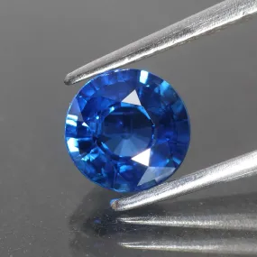 Blue Sapphire | IGI certified | natural, round cut 6,5* mm, VS, 1.25ct